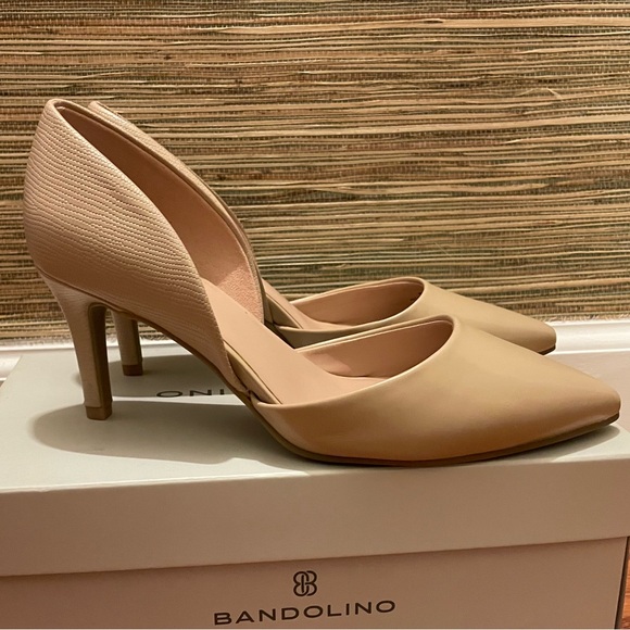 BANDOLINO GRENOW TAN HEELS (6.5 M) - Picture 1 of 5